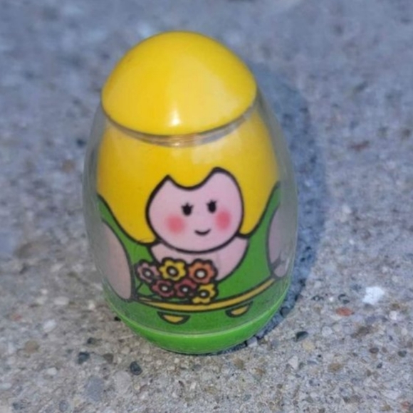 Vintage Hasbro Weeble Wobble West Western Ranch Horse & Blonde Flower Girl - Picture 11 of 13